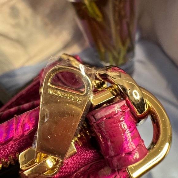 Pink Potion Brahmin Crossbody Purse Holographic & Irridecent Beauty - Picture 10 of 15